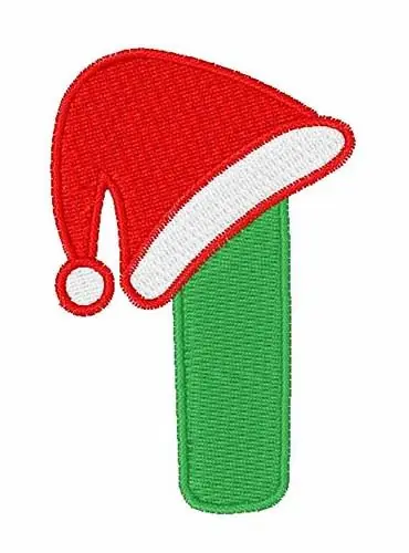 Christmas Hat Font I Embroidery Design Must Have