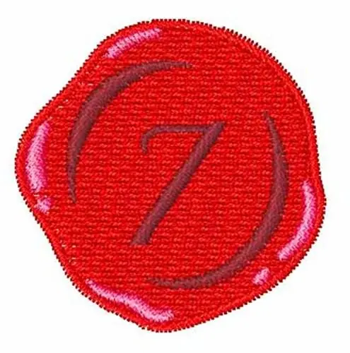Envelope Seal Font 7 Embroidery Design Factory Price