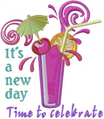 Time to Celebrate Embroidery Design Fan Favorite