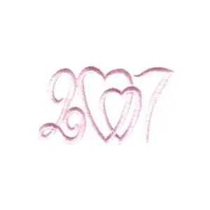 2007 Hearts Embroidery Design Holiday Sale