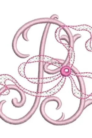 New Arrival Alpha Ashley B Embroidery Design