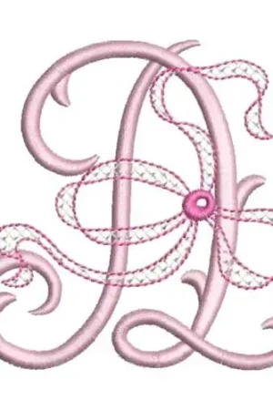 Alpha Ashley D Embroidery Design New Arrival