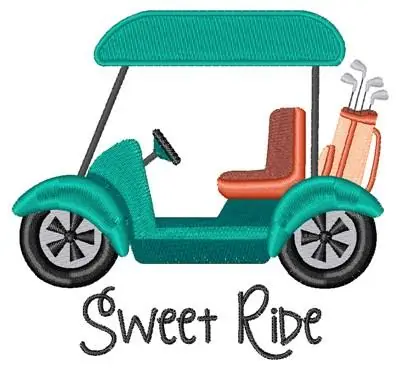 Sweet Ride Embroidery Design Reduced Price