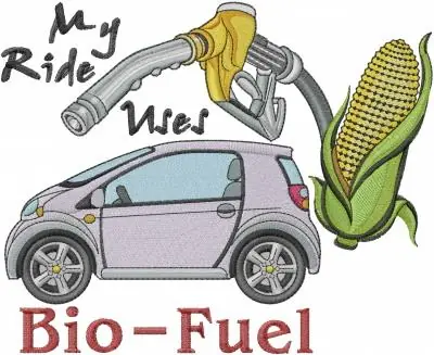 While Supplies Last Biofuel Ride Embroidery Design