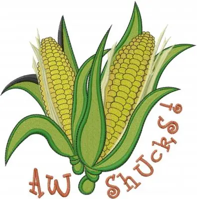 Corn Shucks Embroidery Design Hassle-Free Returns