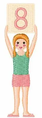 Girl Font 8 Embroidery Design Top Pick