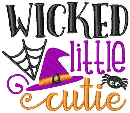 Hassle-Free Returns Wicked Little Cutie Embroidery Design