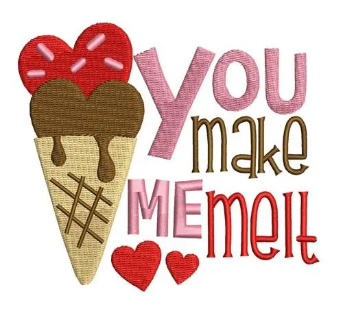 Make Me Melt Embroidery Design One Day Deal
