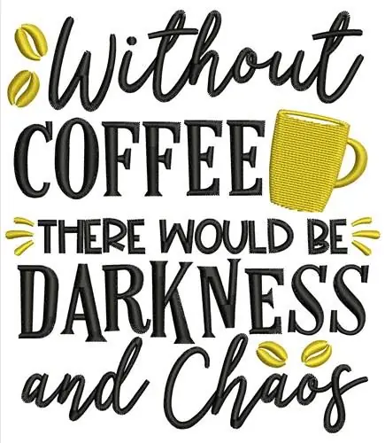 Darkness And Chaos Embroidery Design Last Chance