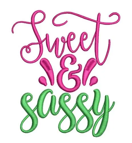 Sweet & Sassy Embroidery Design Bargain