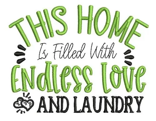 Premium Endless Love Embroidery Design