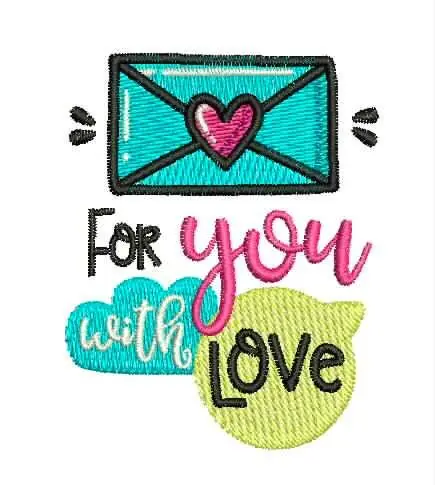 For You Embroidery Design Cheap