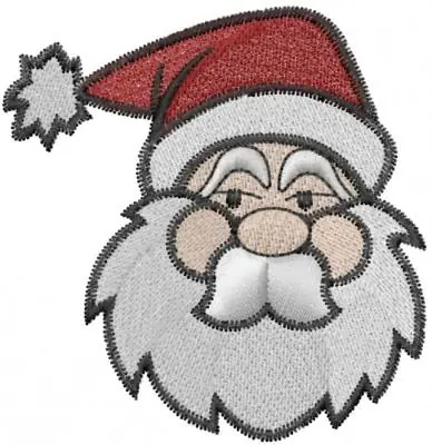 Santa Claus Embroidery Design Markdown