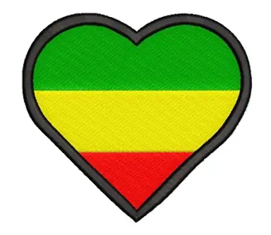 African Heart Embroidery Design Secure Checkout