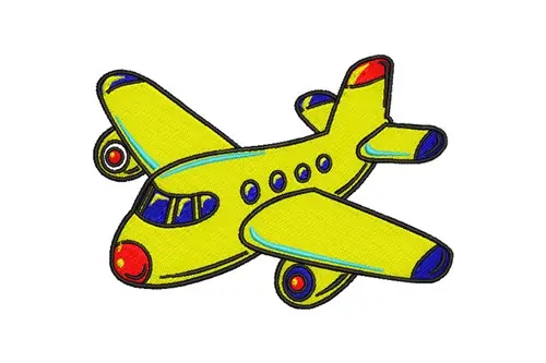 Airplane Embroidery Design Discount