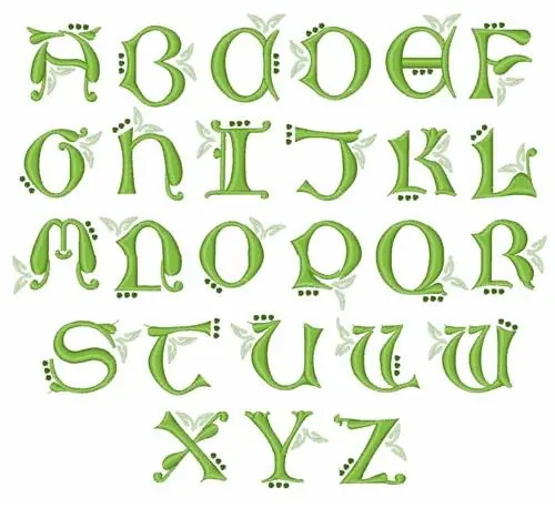 Popular Irish Monogram by Embroidery Patterns on EmbroideryDesigns.com