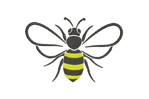 Premium Honey Bee Embroidery Design