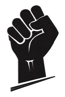 Professional Grade Black Power Embroidery Design