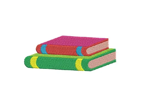 Books Embroidery Design Secure Checkout