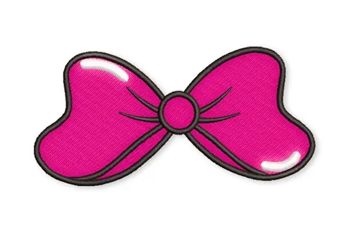 Pink Bow Embroidery Design Free Returns