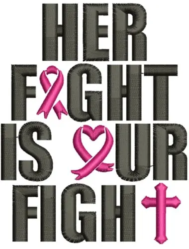 Mega Sale Her Fight Embroidery Design