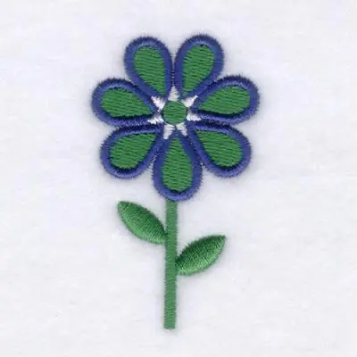 Rubber Flower Embroidery Design Professional Grade