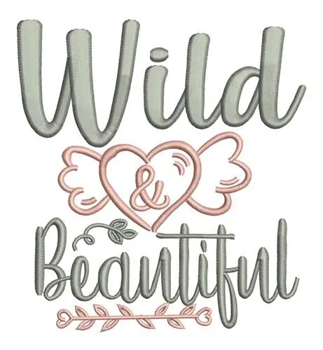 Crafted Wild & Beautiful Embroidery Design