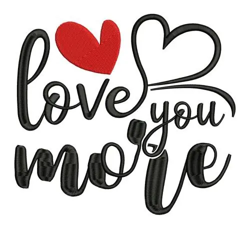 Grab Now Love You More Embroidery Design