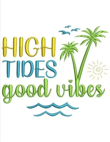 High Tides Embroidery Design Discount
