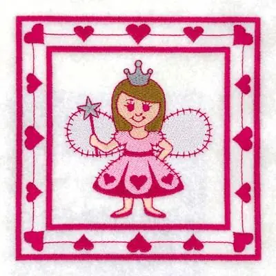 Fairy Quilt Square Embroidery Design Direct From Manufacturer