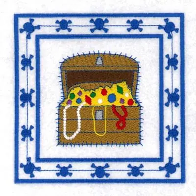 Treasure Quilt Square Embroidery Design Grab Now