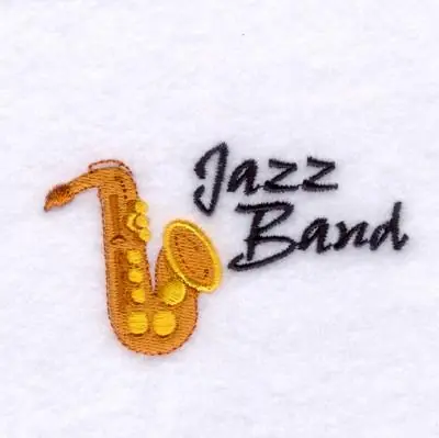 Jazz Band Embroidery Design Super Sale