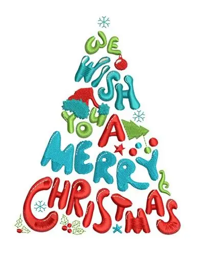 Don’t Miss Out A Merry Christmas Embroidery Design