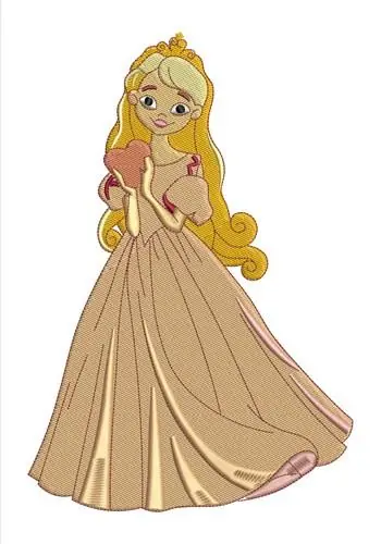 Sale Princess Embroidery Design