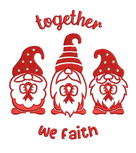 Together We Faith Embroidery Design Buy Direct