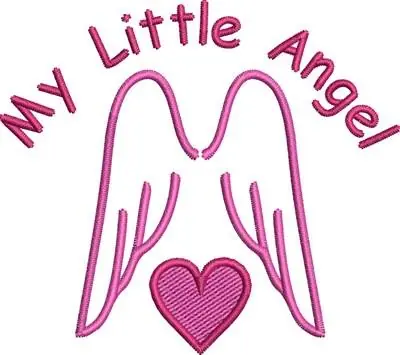 Order Now Little Angel Embroidery Design