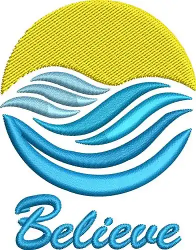 Order Now Believe In The Possibilities Embroidery Design