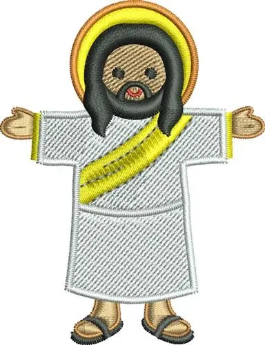 Hot Deal Cute Jesus Embroidery Design