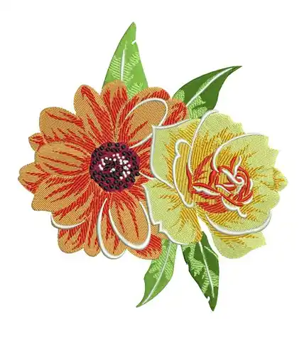Blooms Embroidery Design Weekend Sale