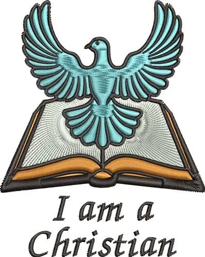I Am Christian Embroidery Design Deal