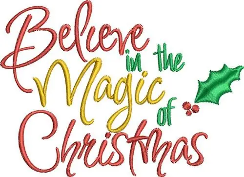 Magic Of Christmas Embroidery Design Price Cut