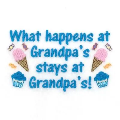 Happens at Grandpas Embroidery Design Mega Sale