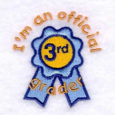 Don’t Miss Out Official 3rd Grader Embroidery Design