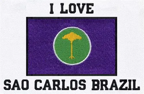 Love Sao Carlos Embroidery Design Order Now
