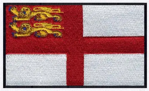 One Day Deal Sark England Flag Embroidery Design