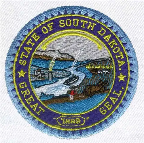 South Dakota Seal Embroidery Design Get Yours