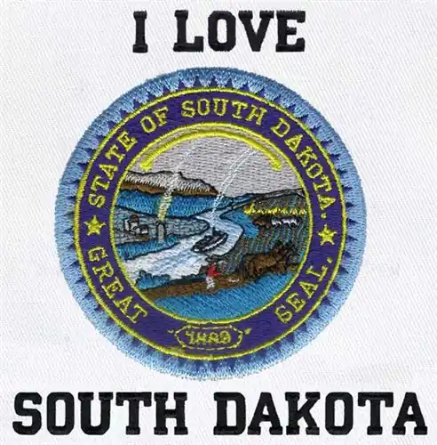 Love South Dakota Embroidery Design Trusted Brand