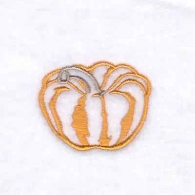 Acorn Squash Embroidery Design Viral