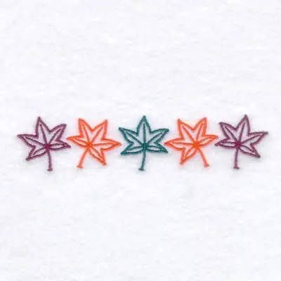 Limited Edition Maple Leaf Pocket Topper Embroidery Design
