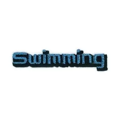 Crafted Swimming Embroidery Design